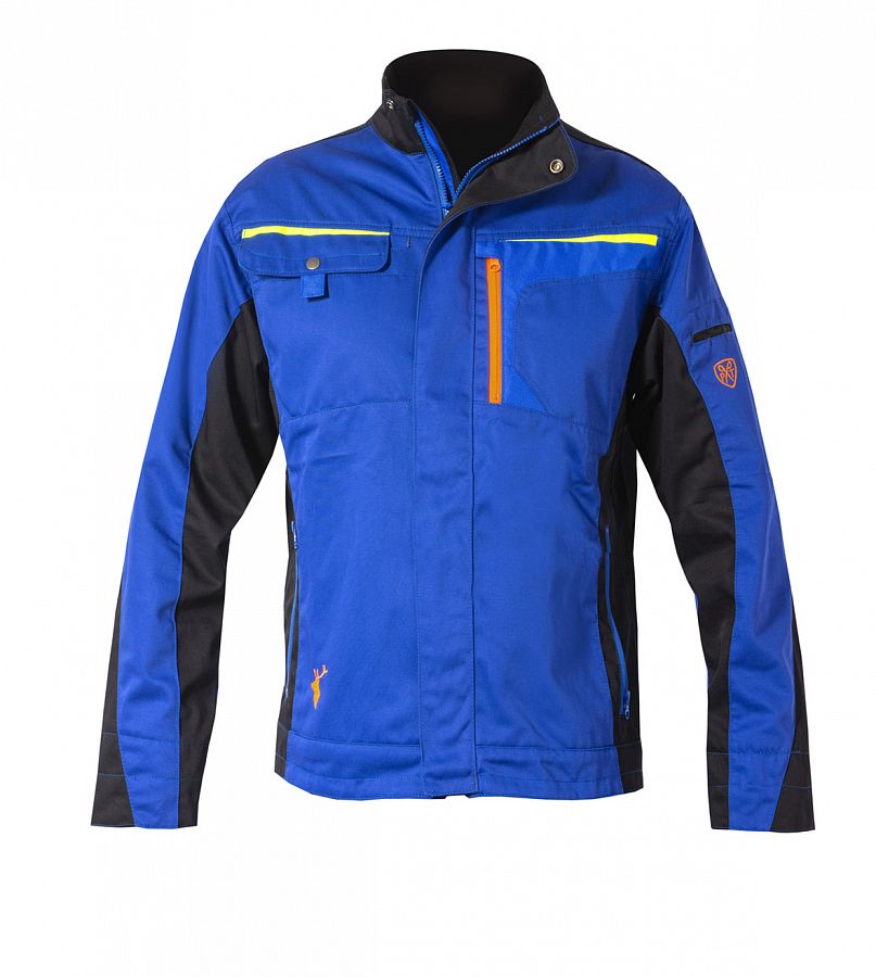 Pánská bunda do pásku PXT Work Line 4 TECH modro/černá vel. 46 - Obrázek Pánská bunda do pásku PXT Work Line 4 TECH modro/černá vel. 46 - Obrázek